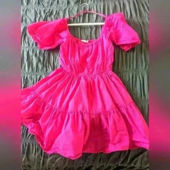 women's hot pink stretchy dress - xs - Picture 2 of 5
